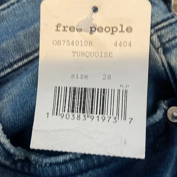 BNWT FREE PEOPLE Women's JEANS SIZE 28 - Picture 4 of 7